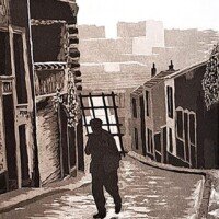 Juan C. Tedesco, avril 2024 - Vernis mou et aquatinte - Papier 25 x 32 cm - Plaque 15 x 20 cm. Tirage à 12 exemplaires Gravure réalisée à l'aquatinte et à le vernis mou